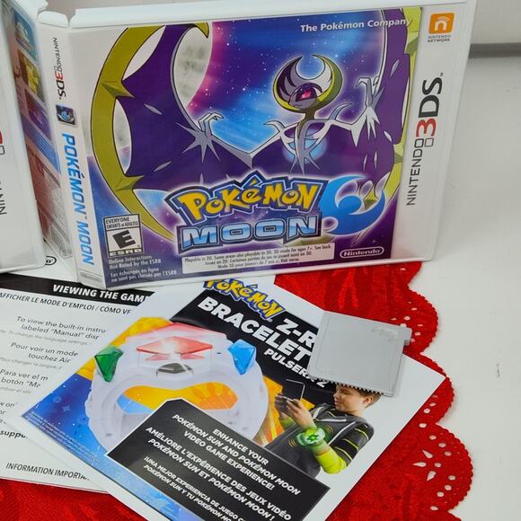 Pokemon Sun & Moon (Nintendo 3DS Games) Complete w/Inserts Tested **READ** - Picture 4 of 9